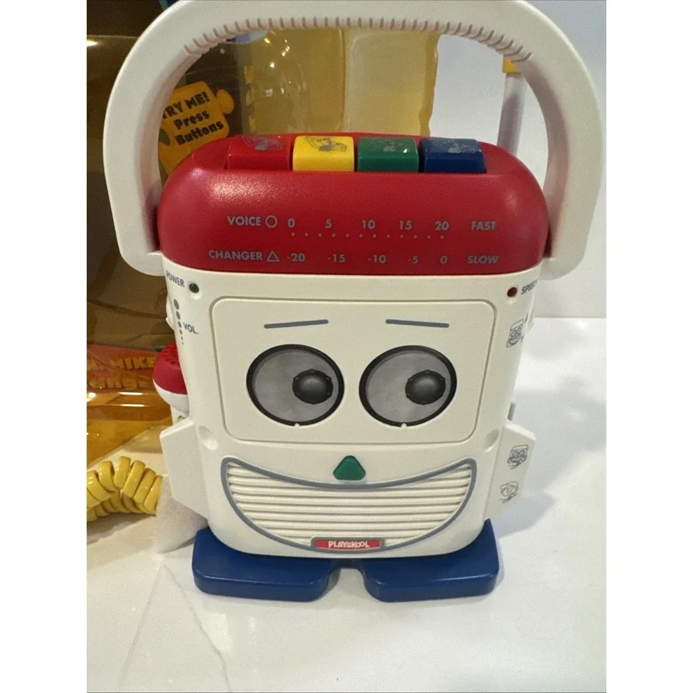 Toy Story 2 Talking Mr. Mike Voice Changer Disney Pixar W Box Needs Batteries A